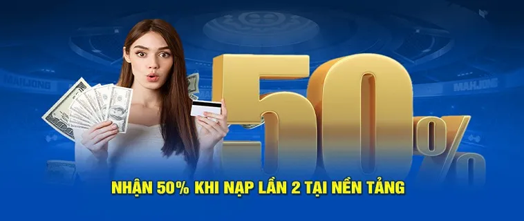 Khuyến Mãi Nạp Lần 2 Tặng 50% Tại Hi88 – Bí Quyết Tận Dụng Lợi Nhuận Cho Cao Thủ Cá Cược